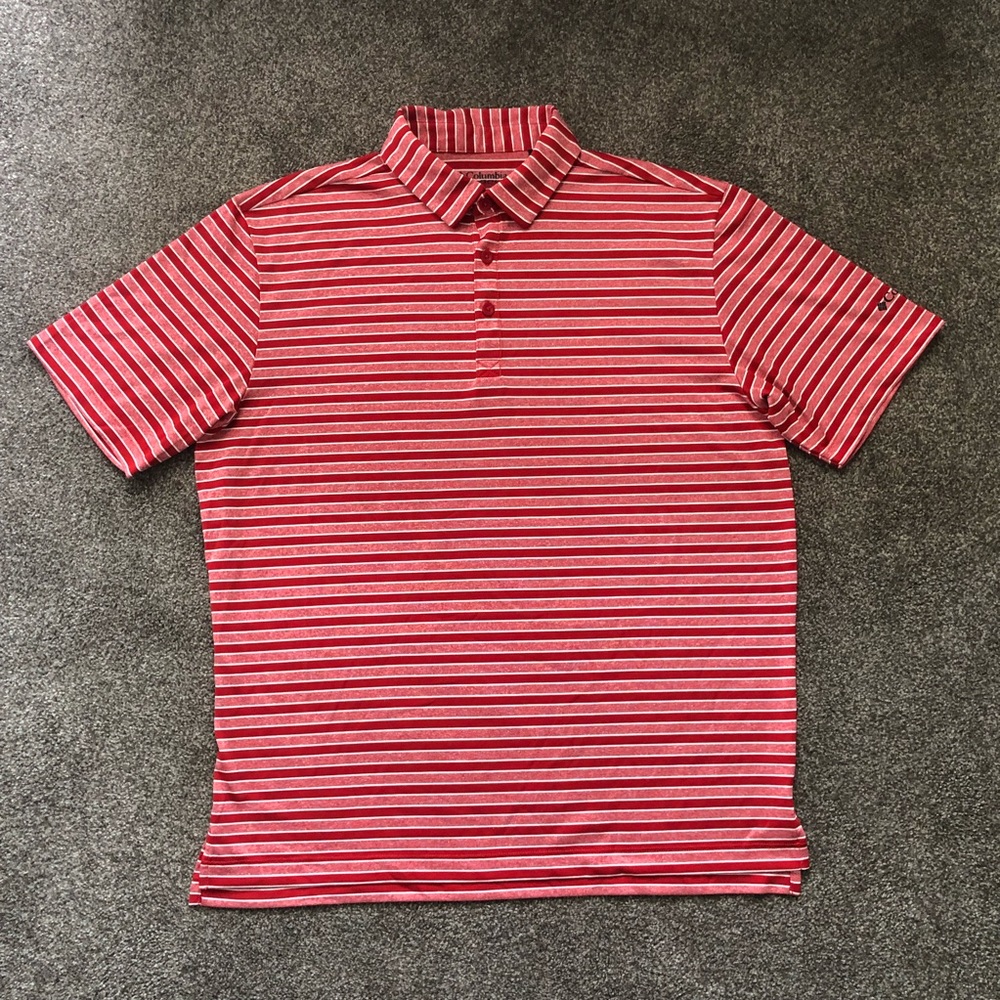 COLUMBIA Men’s Golf Shirt - Size Lg